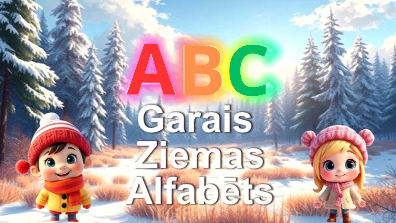 Mācies Latviešu alfabētu ar Tipu Tapu bērniem  - meklējam burtus mežā