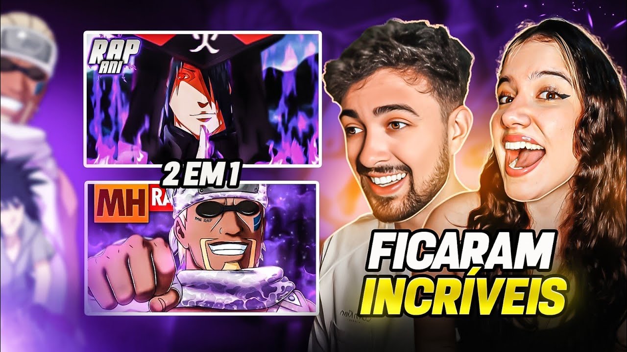 2 em 1 Rap do Sasuke + Tipo Killer Bee🐝| Anirap + MHRAP (Naruto) React