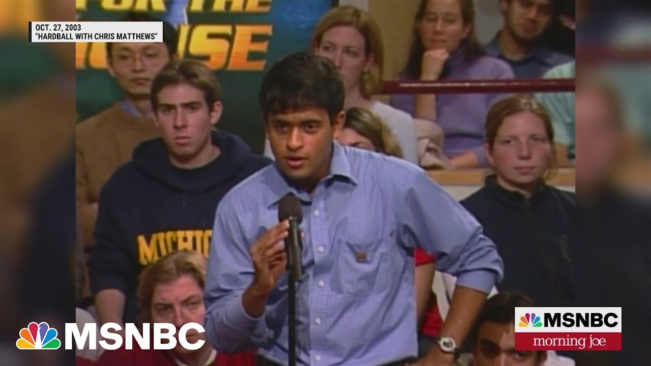 Vivek Ramaswamy seen in 2003 footage questioning Rev. Sharpton's experience