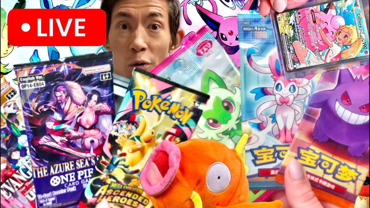🔴 LIVE CARD SHOP 🔥 MEGA CHARIZARD Y BOUNTY ONE PIECE SLABS RIP TIL YOU HIT PHANTASMAL DRAGON BALL
