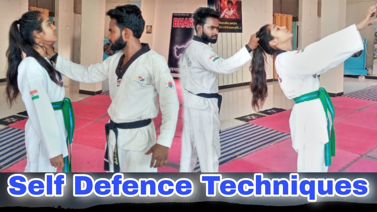 Self Defence Techniques For Girls || self defense training