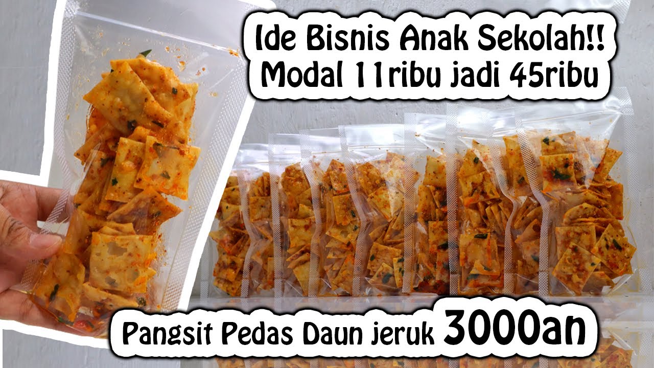 TERNYATA JAJANAN-NYA NAGIH ! PANTAS AJA RAME, MODAL 11RB JADI 45RB - RESEP PANGSIT PEDAS DAUN JERUK