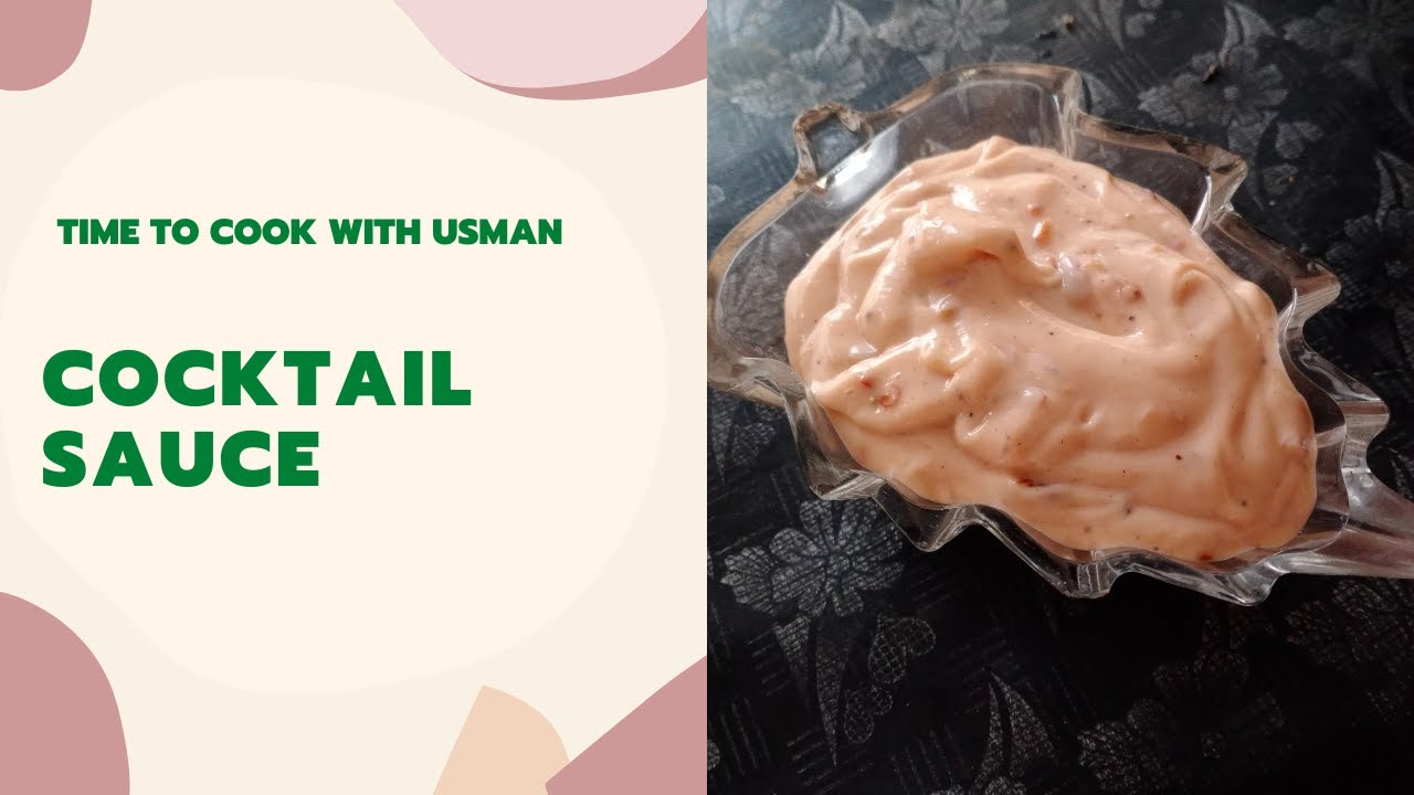 Easy Cocktail Sauce Recipe | Cocktail Sauce | Time To Cook With Usman