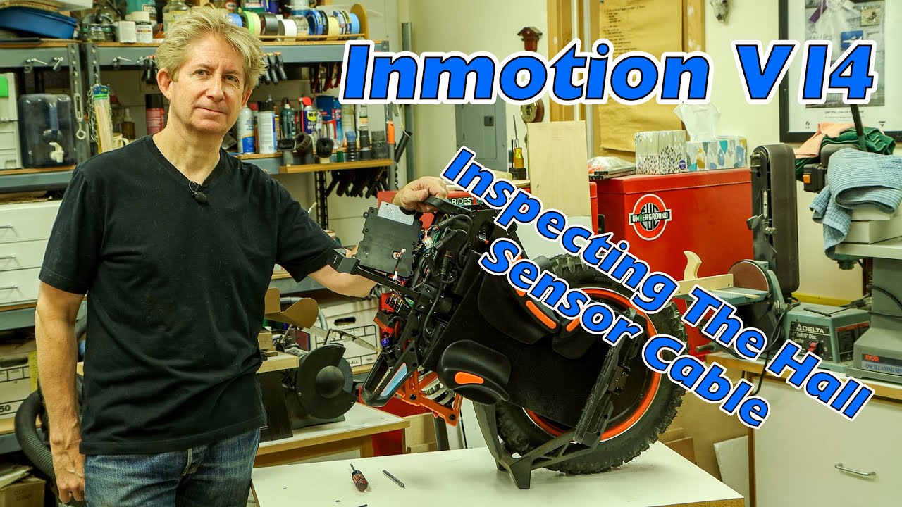Opening and Inspecting the Inmotion V14 for the Hall Sensor Connector