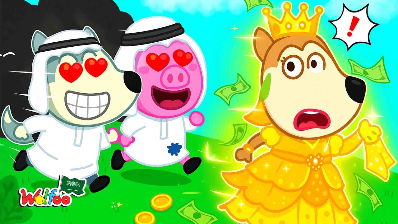 Lucy الغنية! لا تترك العائلة الفقيرة! | قصص عن عائلة Wolfoo | @wolfooinarabic