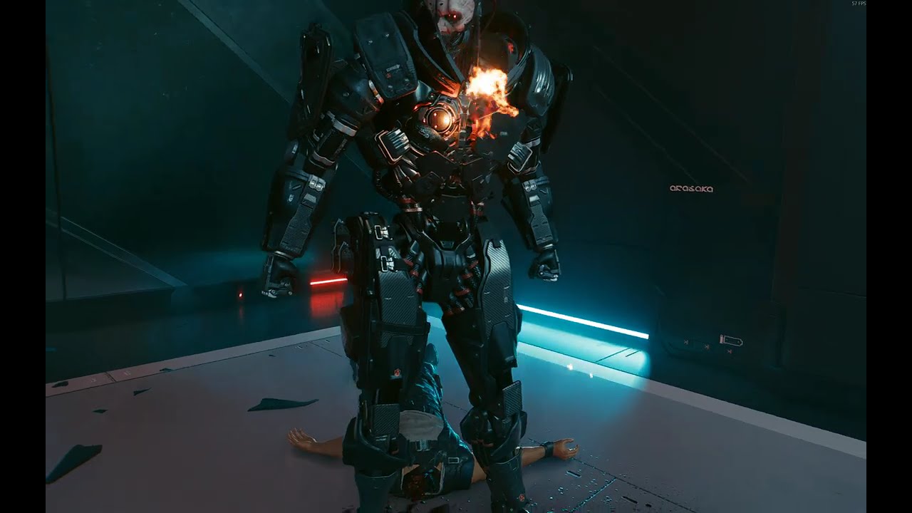 Cyberpunk 2077 - Adam Smasher Fight - The Star Ending - Very Hard