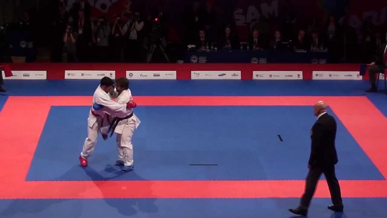 Rafael Aghayev vs Luigi Busa Karate World Combat Games Saint Petersburg