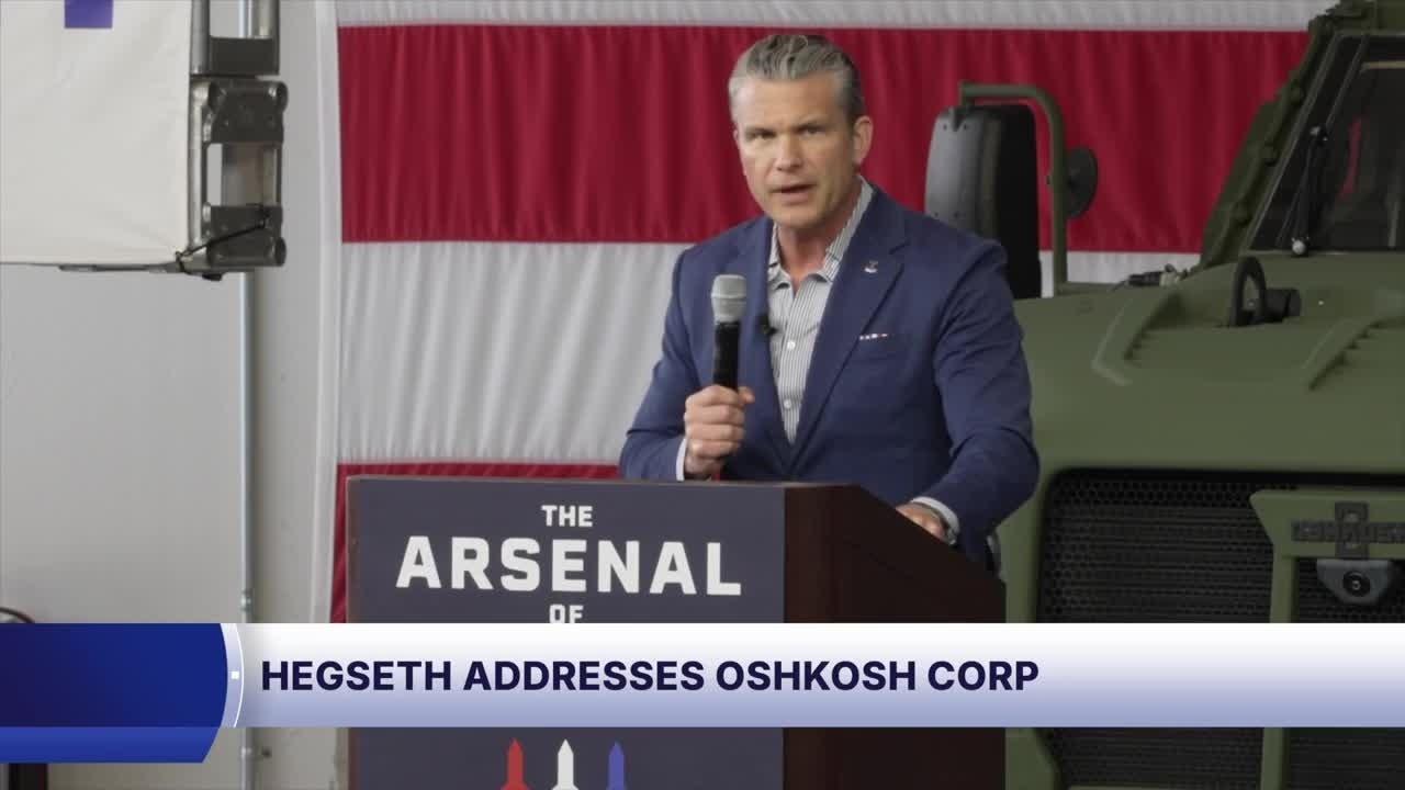 Хегсет посетил Oshkosh Corp. в рамках тура &laquo;Арсенал свободы&raquo;