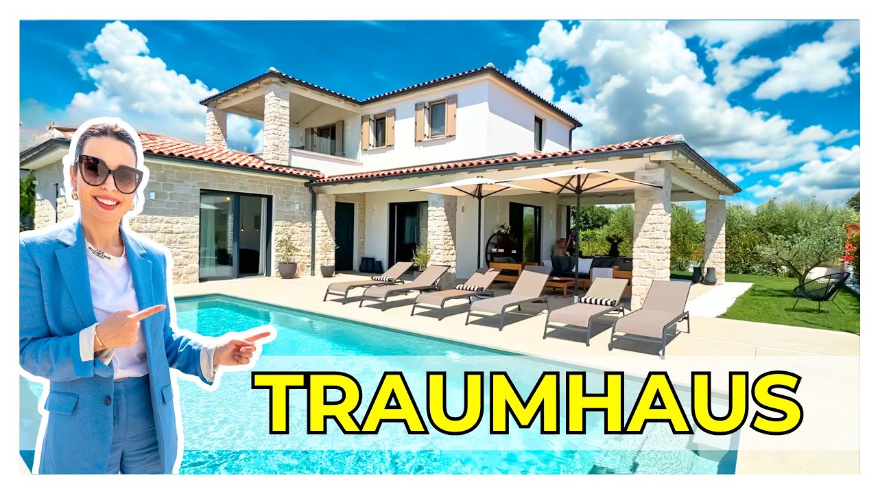 Luxusvilla in Istrien mit Meerblick - Haus kaufen in Kroatien