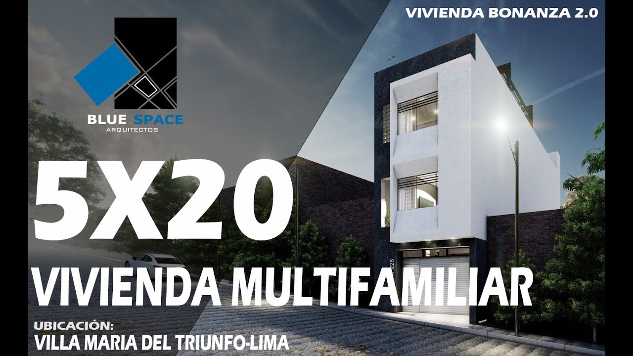 VIVIENDA MULTIFAMILIAR 5X20 EN VILLA MARIA DEL TRIUNFO-LIMA-PERÚ