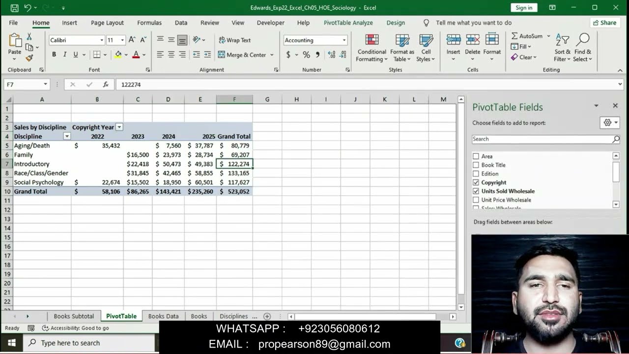 Exp22_Excel_Ch05_HOE - Sociology 1.1 | Excel Chapter 5 Hands-On Exercise &ndash; Sociology/all steps