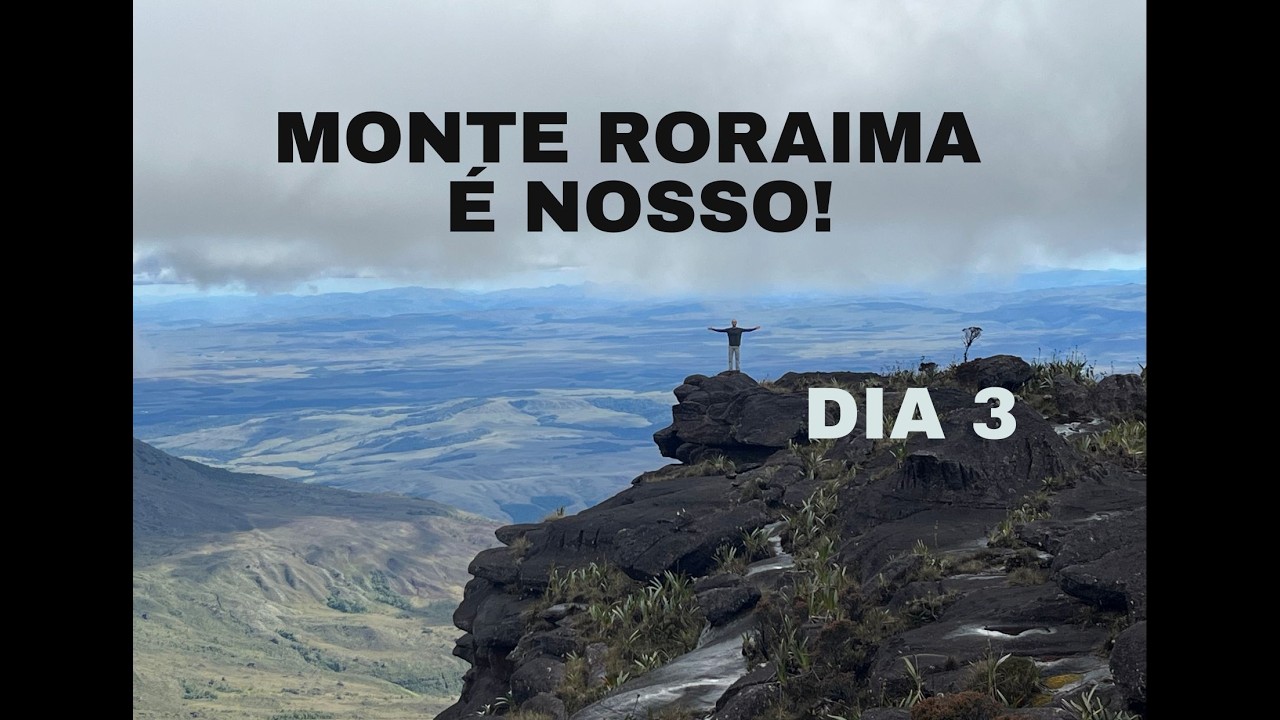 Subida desafiadora ao MONTE RORAIMA 🔥 Passo das Lágrimas - Energia do TOPO