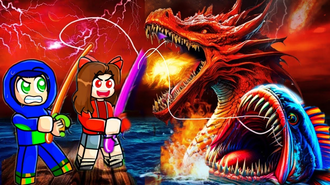 Ayush and Ekta Caught INSANE Ultra BOAT BREAKER FISH in Roblox!! PART 5😱