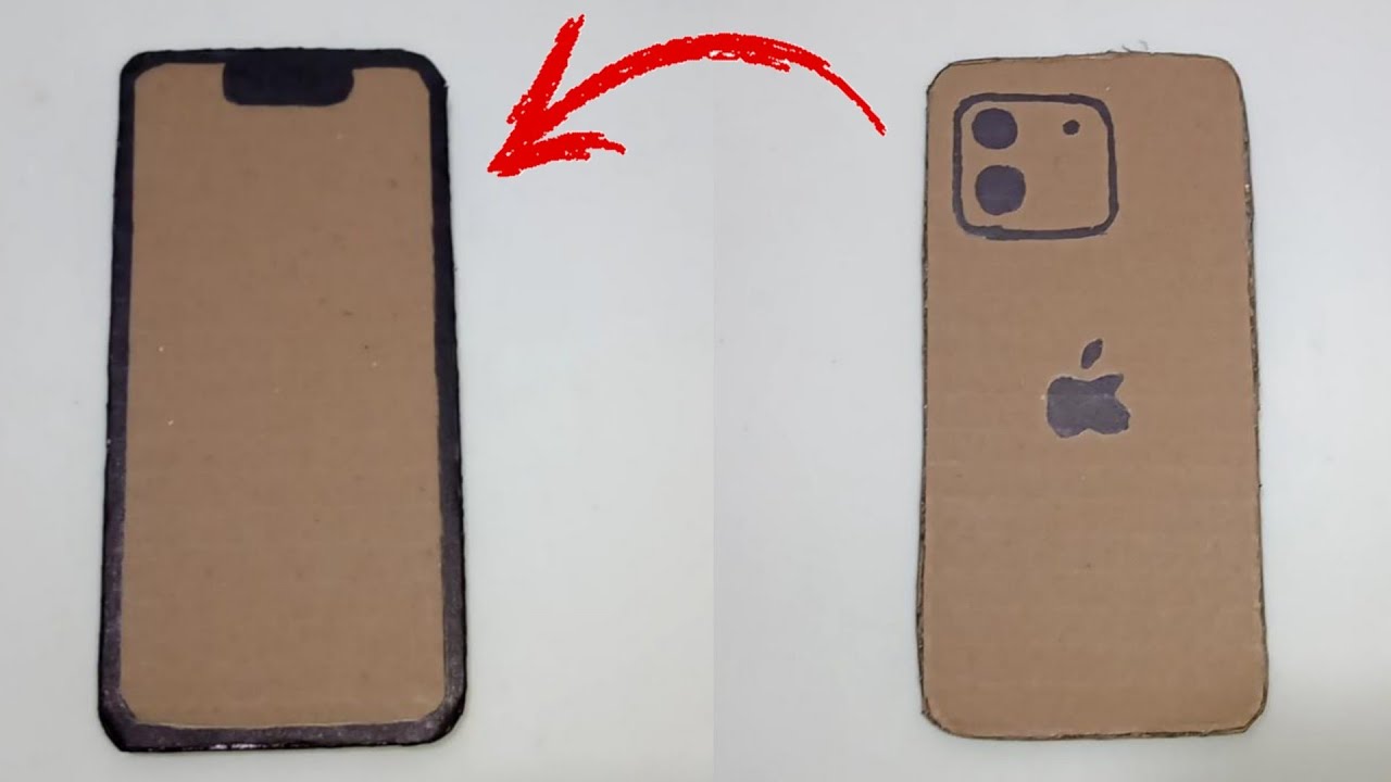 COMO FAZER UM IPHONE 12 COM PAPELÃO