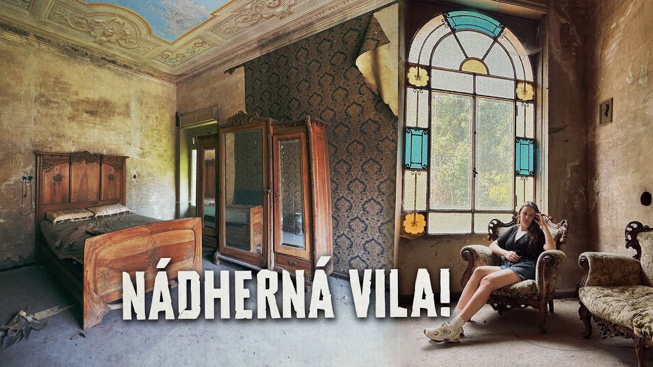 🏰Prieskum tajomnej opustenej vily plnej úžasného starožitného nábytku (URBEX ITALY)