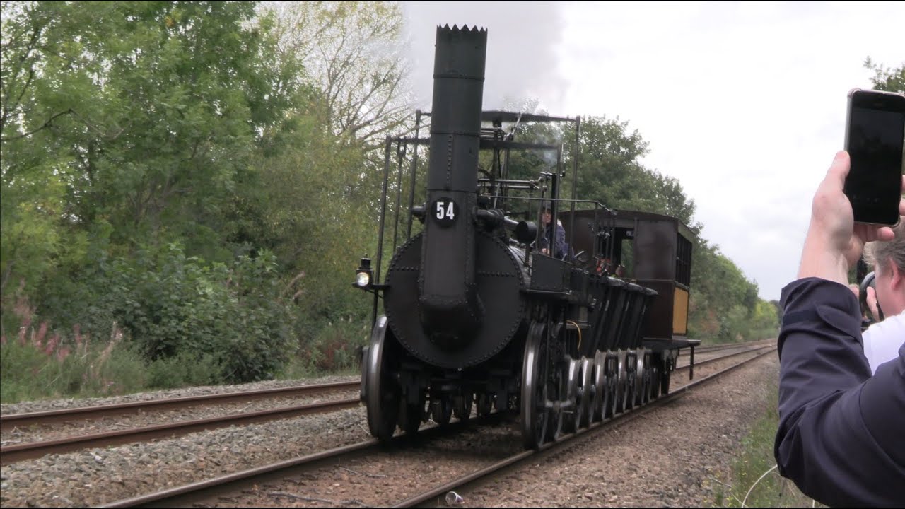 S&DR 200: Locomotion No.1 Hauls “The Anniversary Journey” Past Newton Aycliffe 26.09.2025