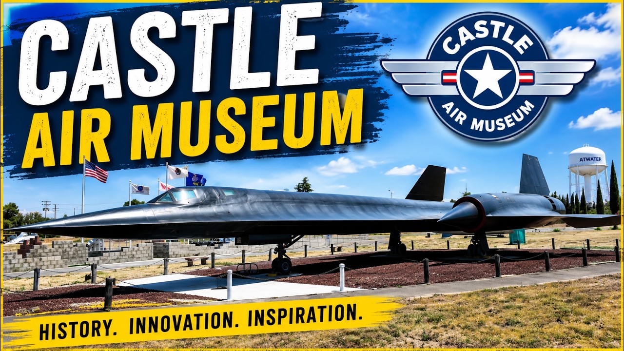 CASTLE AIR MUSEUM  4K Tour with Technical Specs