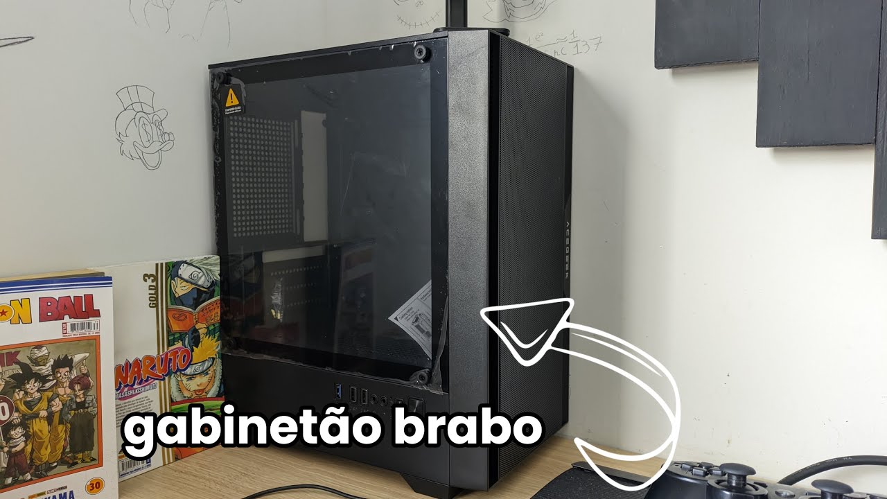 A casa das peças (gabinete) chegou, bora conferir e falar sobre mudança na config