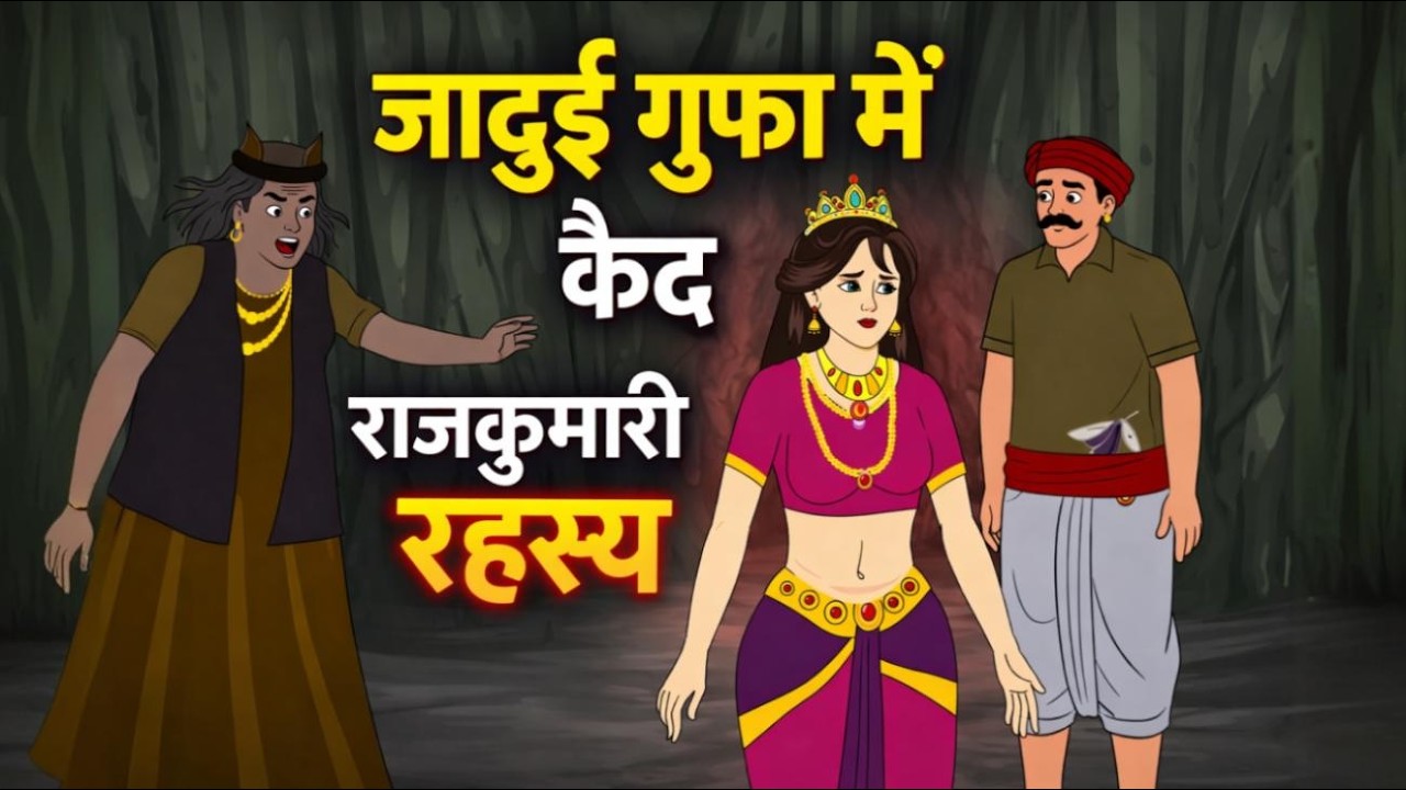 जादुई गुफा में कैद राजकुमारी का रहस्य |Hindi Kahani |Moral Stories |Cartoon Video |Bedtime stories |