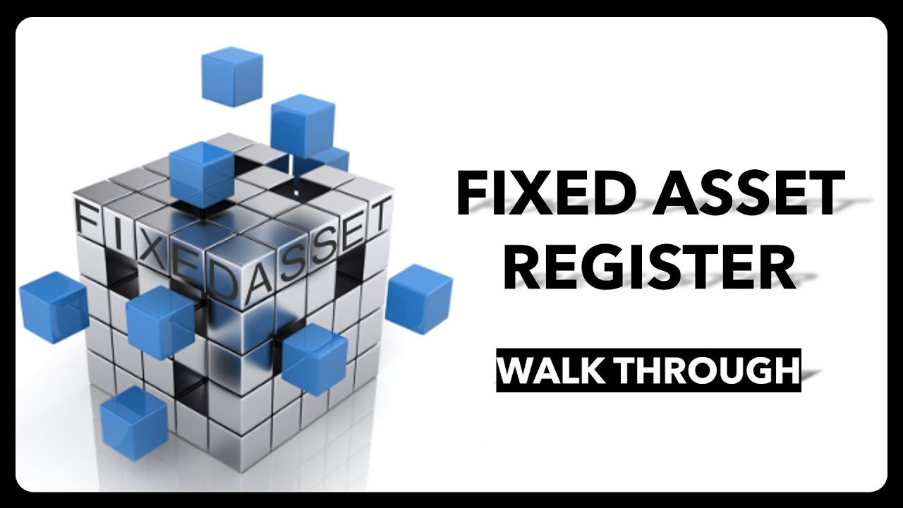 Fixed Asset Register on Excel
