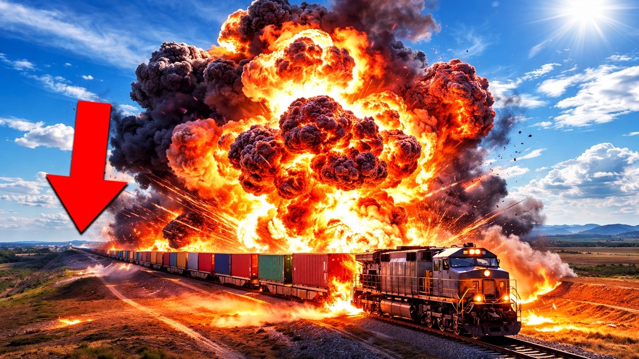 Russia&rsquo;s SECRET 6000-Ton Train Was MOVING At 50 mph &mdash; Then THIS Happened...