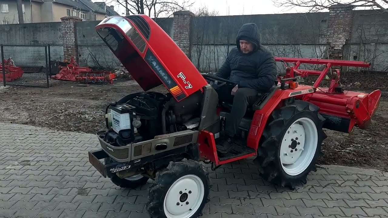 Огляд вживаного мінітрактора  Yanmar F-7 в хорошій комплектації за 5300 USD!