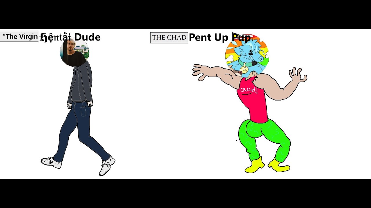 The Virgin Weeb vs The Chad Furry | Pent Up Pup - ROPEPUPPY | Brad Taste Uncut Reactions