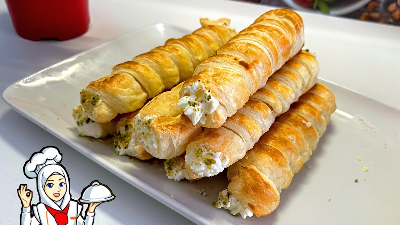 ✨ Cream Roll Recipe | Cream Puff Pastry | کریم رول  ✨