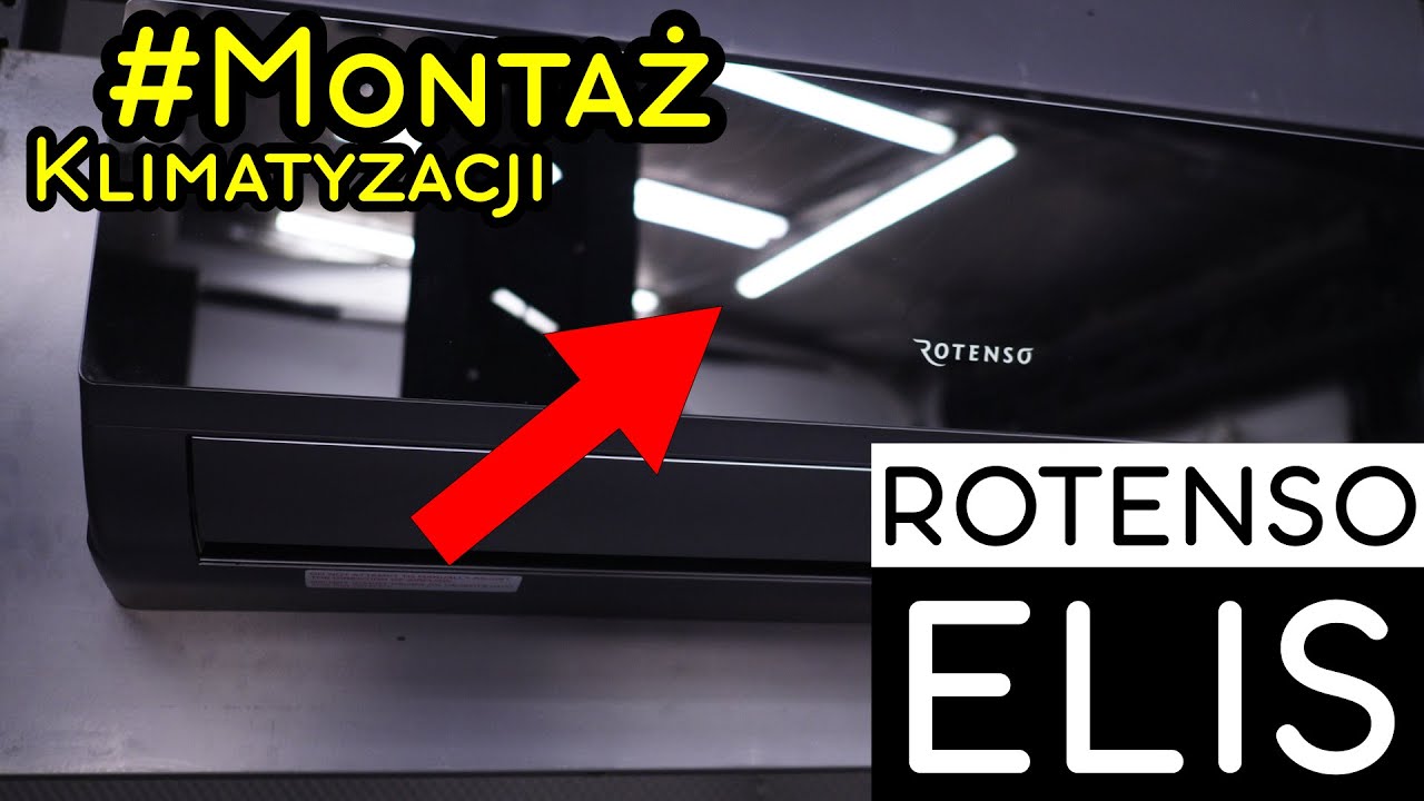 MONTAŻ KLIMATYZATORA ROTENSO ELIS 3,4 kW - KLIMATYZACJA NA PODDASZU