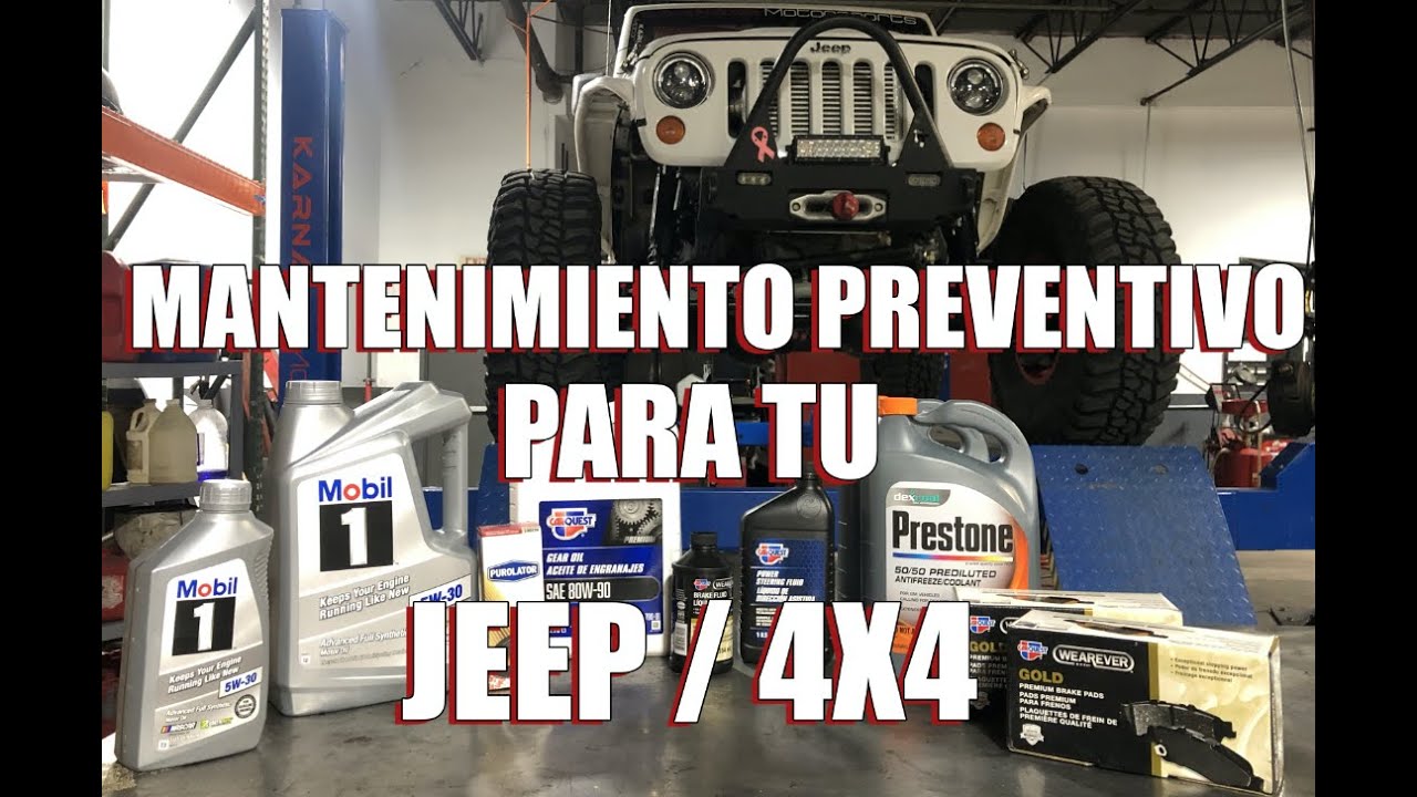 Mantenimiento Preventivo para to Jeep y vehiculo 4x4 - Karnage en español