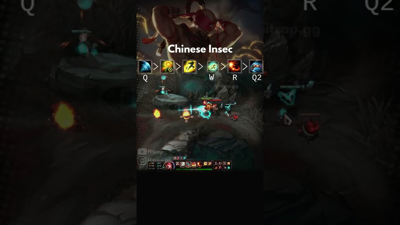 Leesin Chinese Insec vs. normal Insec #shorts