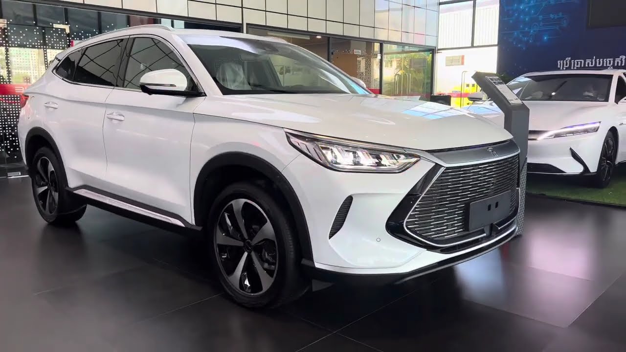 2022 BYD Song Plus DM-i Plug in hybrid technology White Color | Exterior and Interior Walkaround
