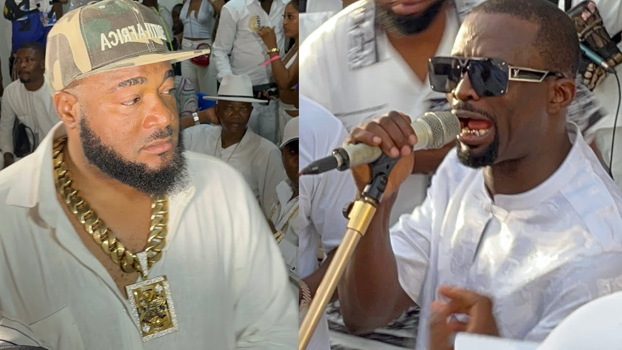 KS1 MALAIKA GOT SHØCK ON STAGE AS SAM LARRY ARRIVED AT HIS WHITE PARTY AT ILASHE