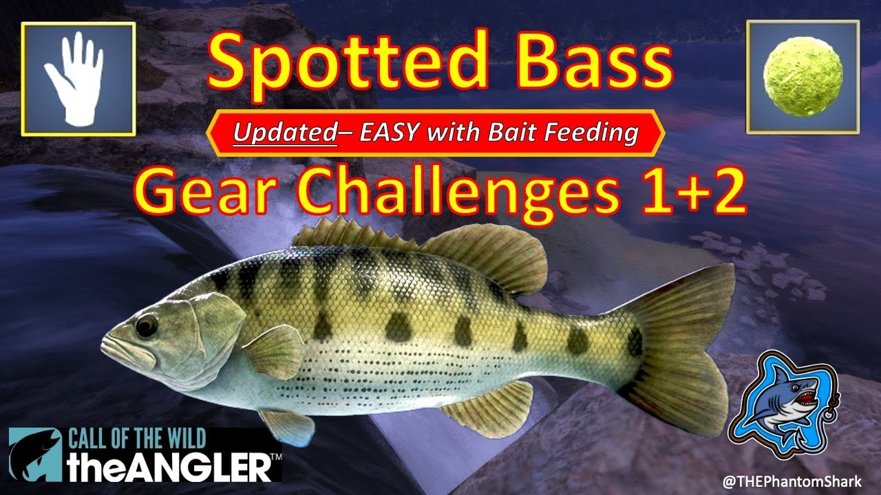 UPDATED Spotted Bass Gear Challenges 1+2 after November 13 2024 Call of the Wild: The Angler