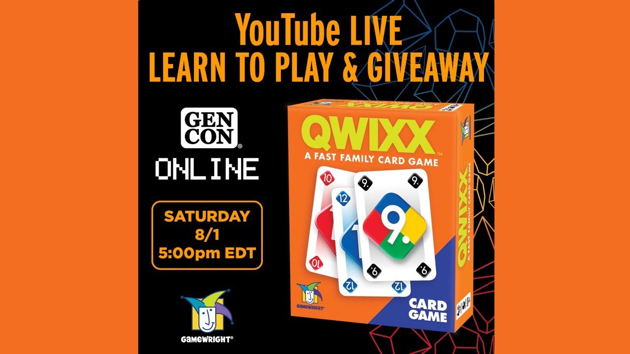 Learn to Play - Qwixx The Card Game | Gamewright @ Gen Con Online 2020