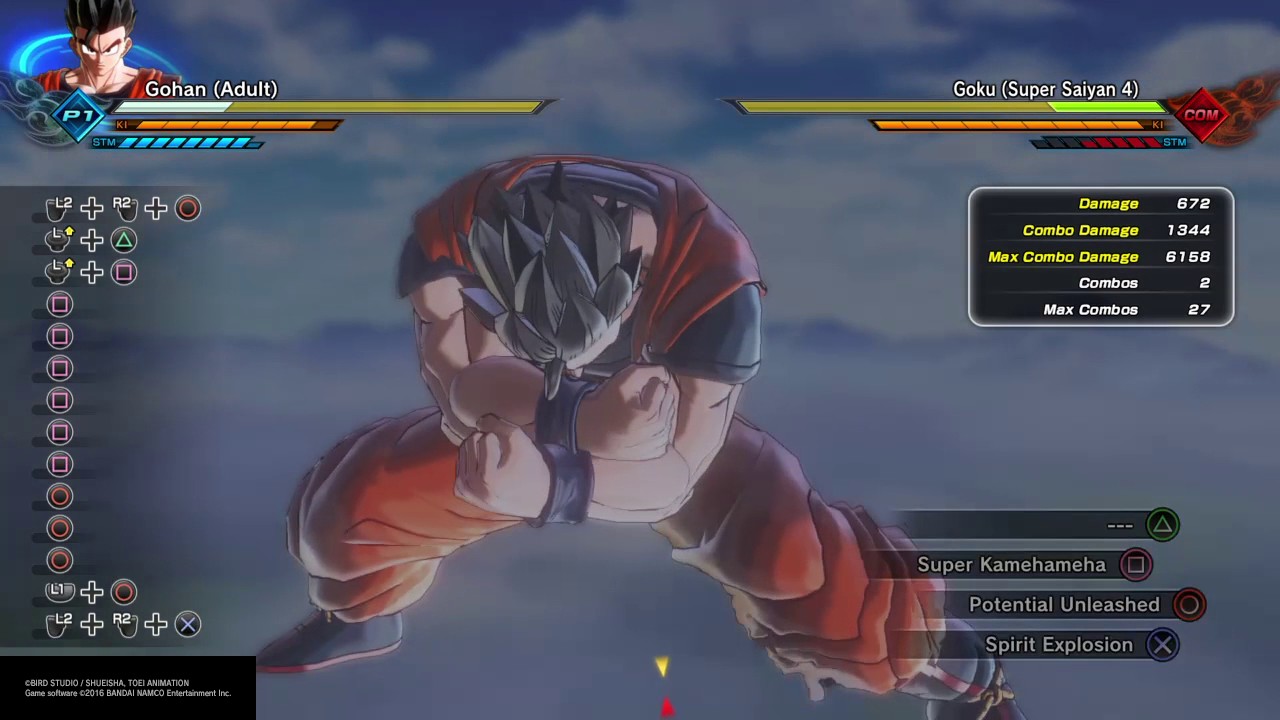 Dragon Ball Xenoverse 2 Ultimate Gohan Moveset