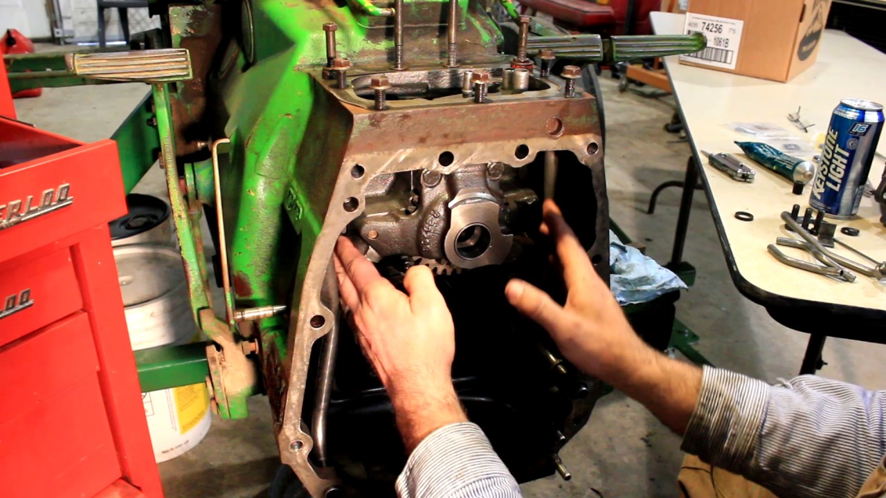 John Deere 2440 Hi-Lo, PTO, Transmission, Oil Lines Installation