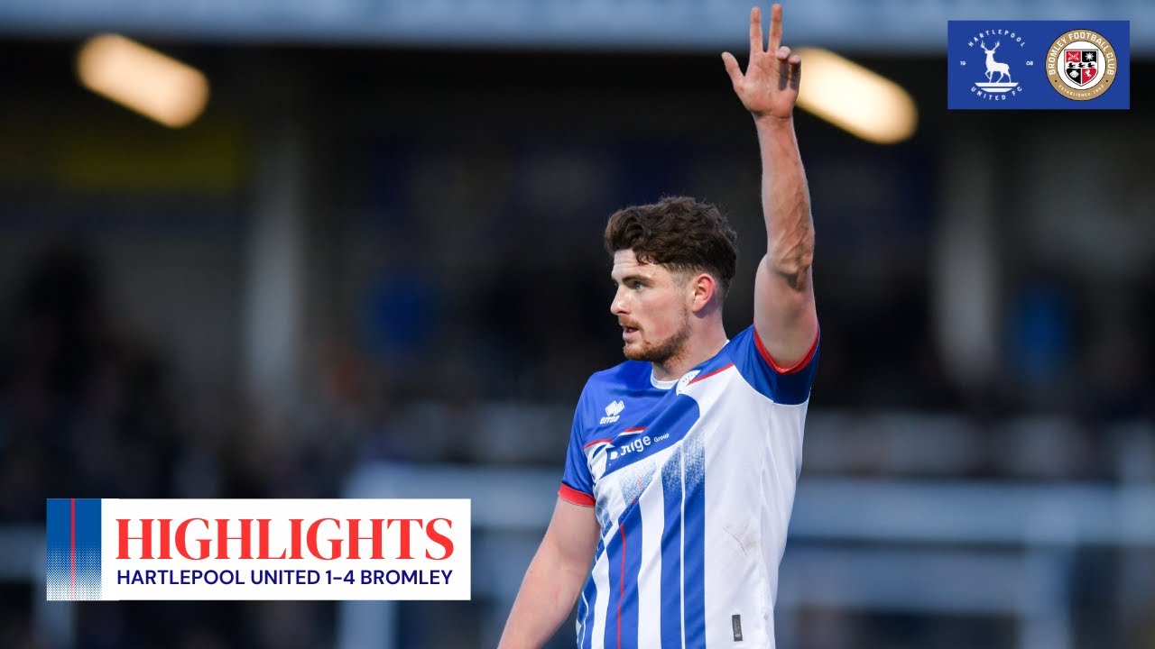 📺 Pools defeated by Bromley | Hartlepool United 1-4 Bromley