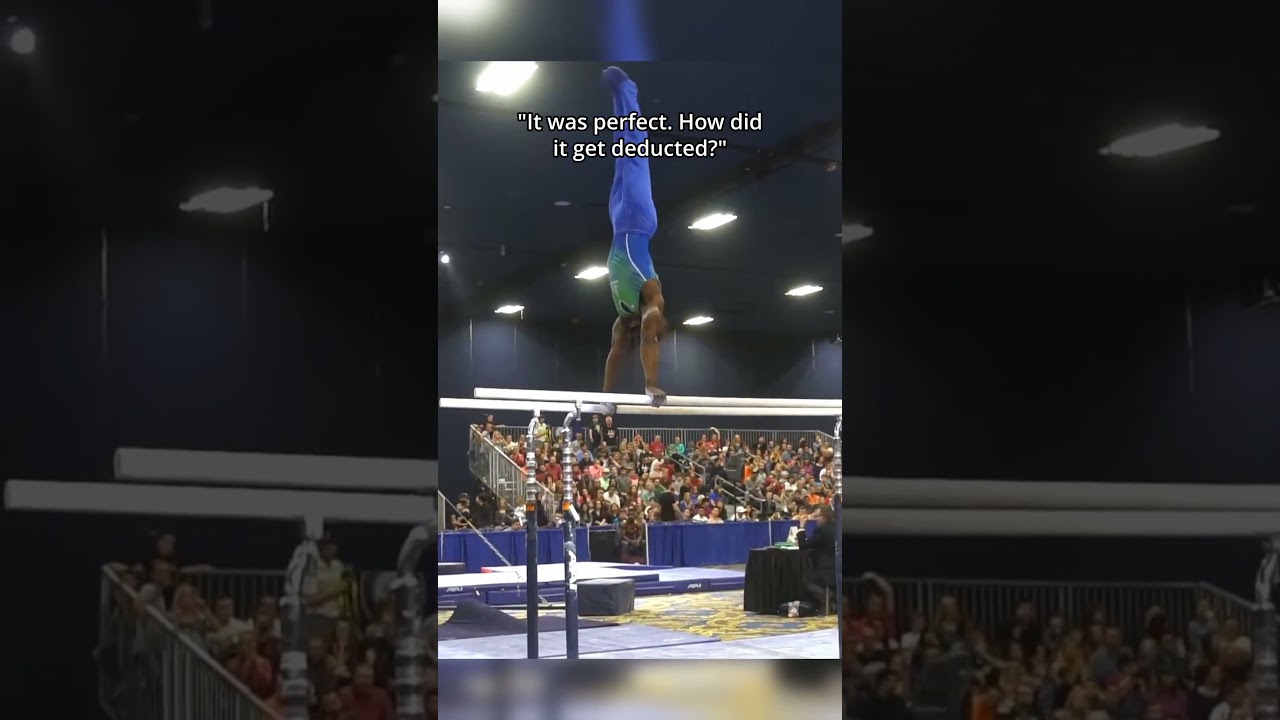 The way he just floated through that skill🤯 #gymnastics #perfect #parallelbars #flip #strength
