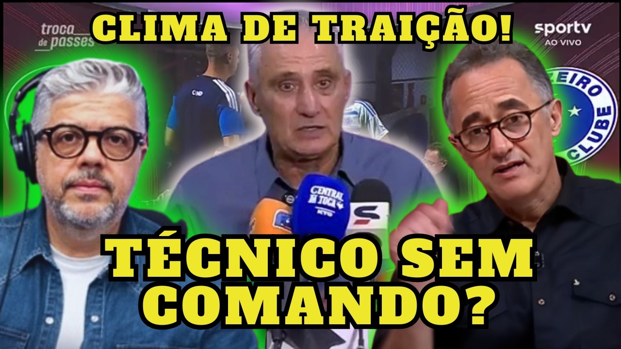 HEVERTON GUIMARÃES: DESEMPENHO ESTRANHO LEVANTA TEORIA: JOGADORES DO CRUZEIRO QUEREM DERRUBAR TITE?