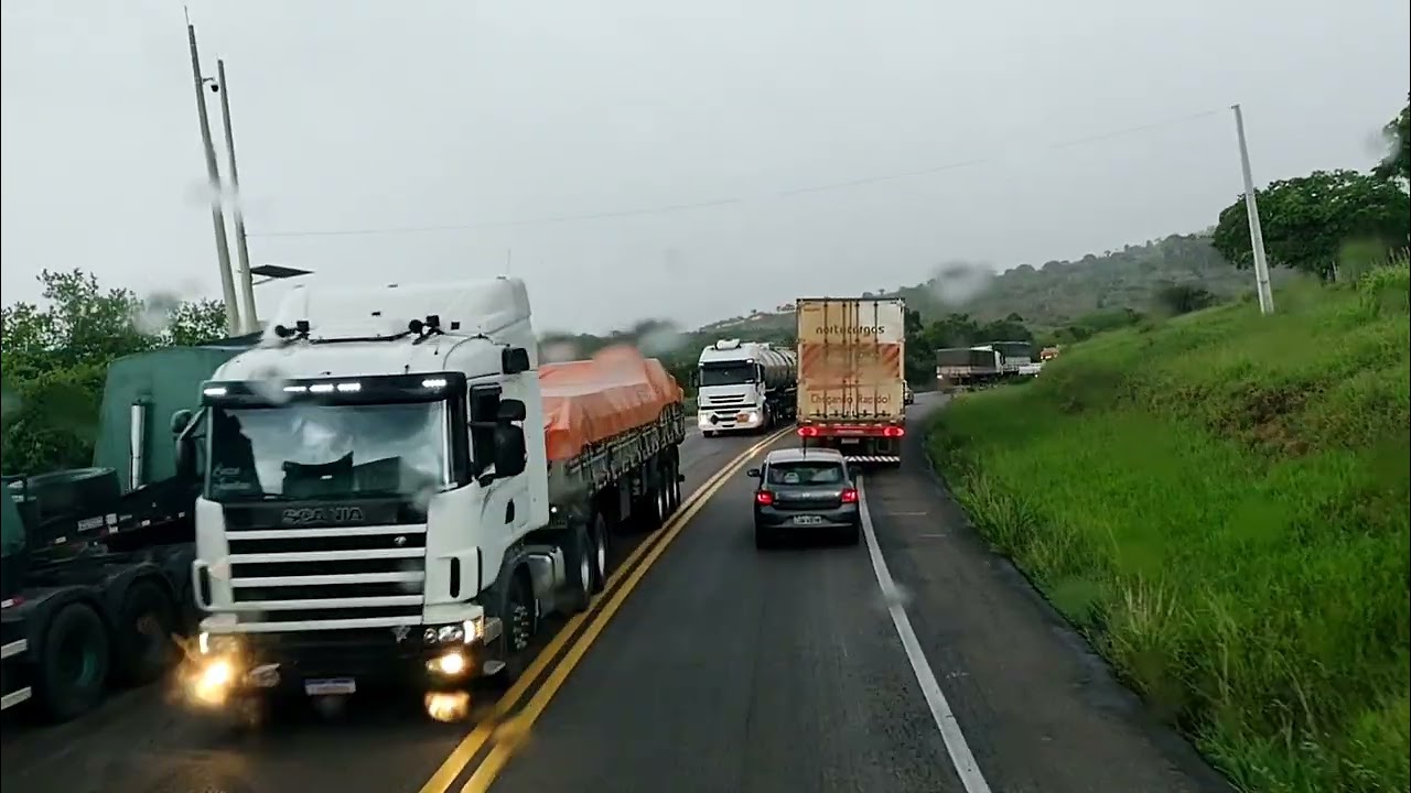 《EP261》CONGESTIONAMENTO SERRA DO 100 COM CHUVA BR-116 