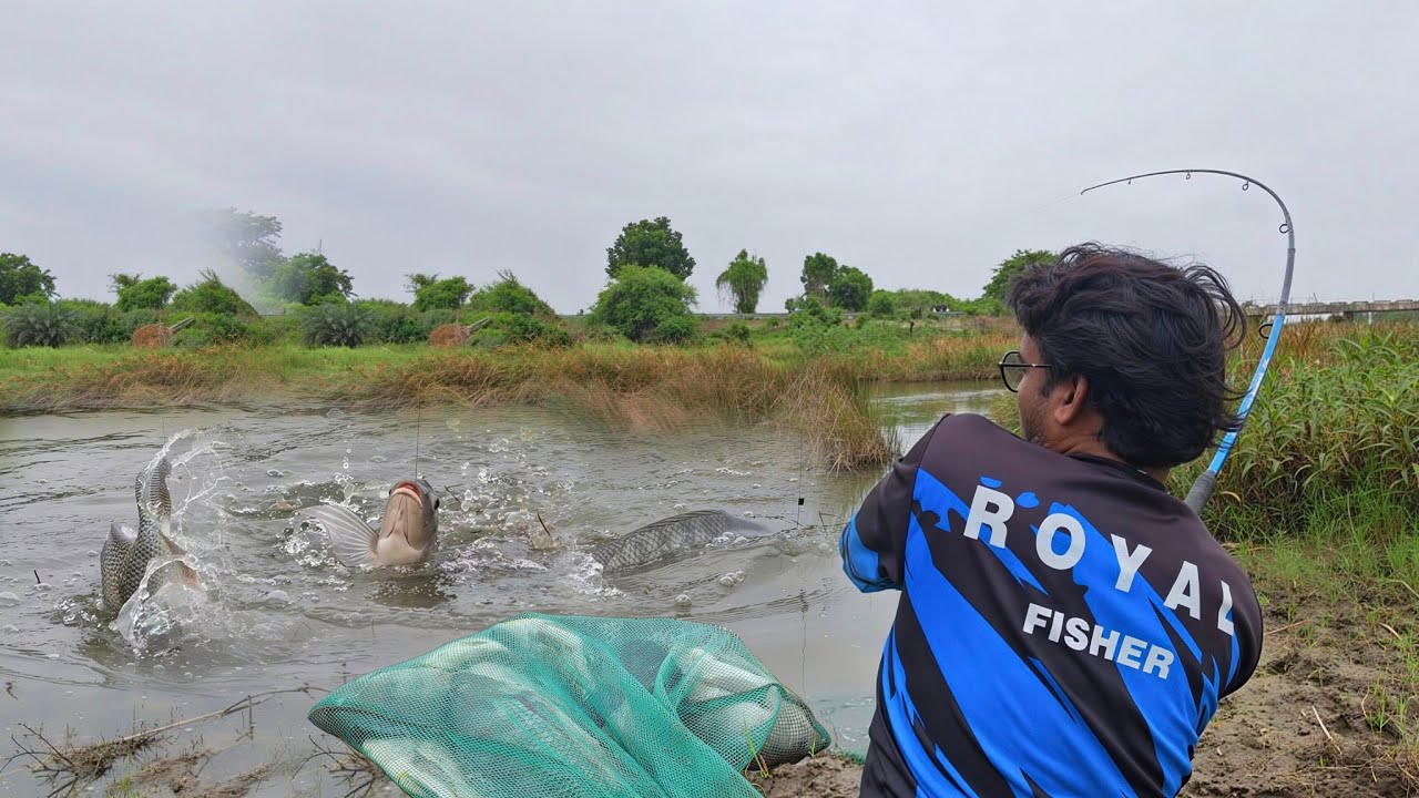 😱 GIANT FISH CATCH in the RIVER! | Biggest Surprise Catch 🎣 |