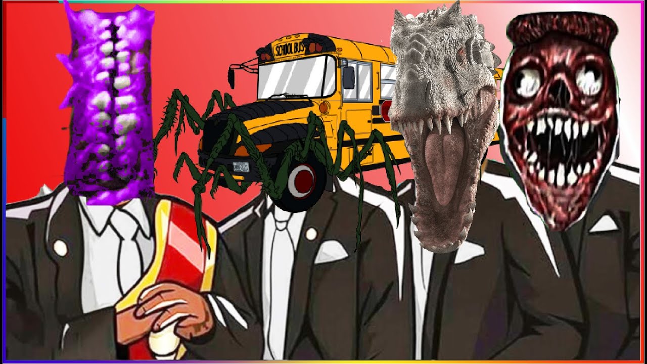 SMILE ROOM & SCP-2086 & T REX & BRIDGE WORM - Coffin Dance X Baby Shark COVER