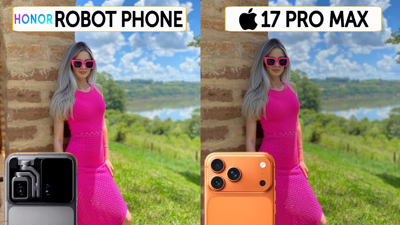 Сравнение камер Honor Robot Phone и iPhone 17 Pro Max: тест-драйв