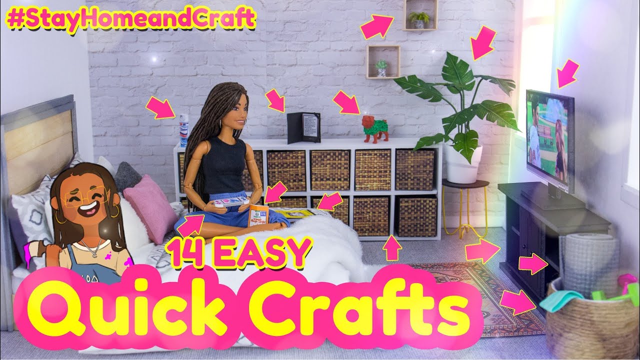 DIY - How to Make: 14 EASY Quick Crafts | Nintento Switch | Snacks | #StayHomeandCraft #WithMe