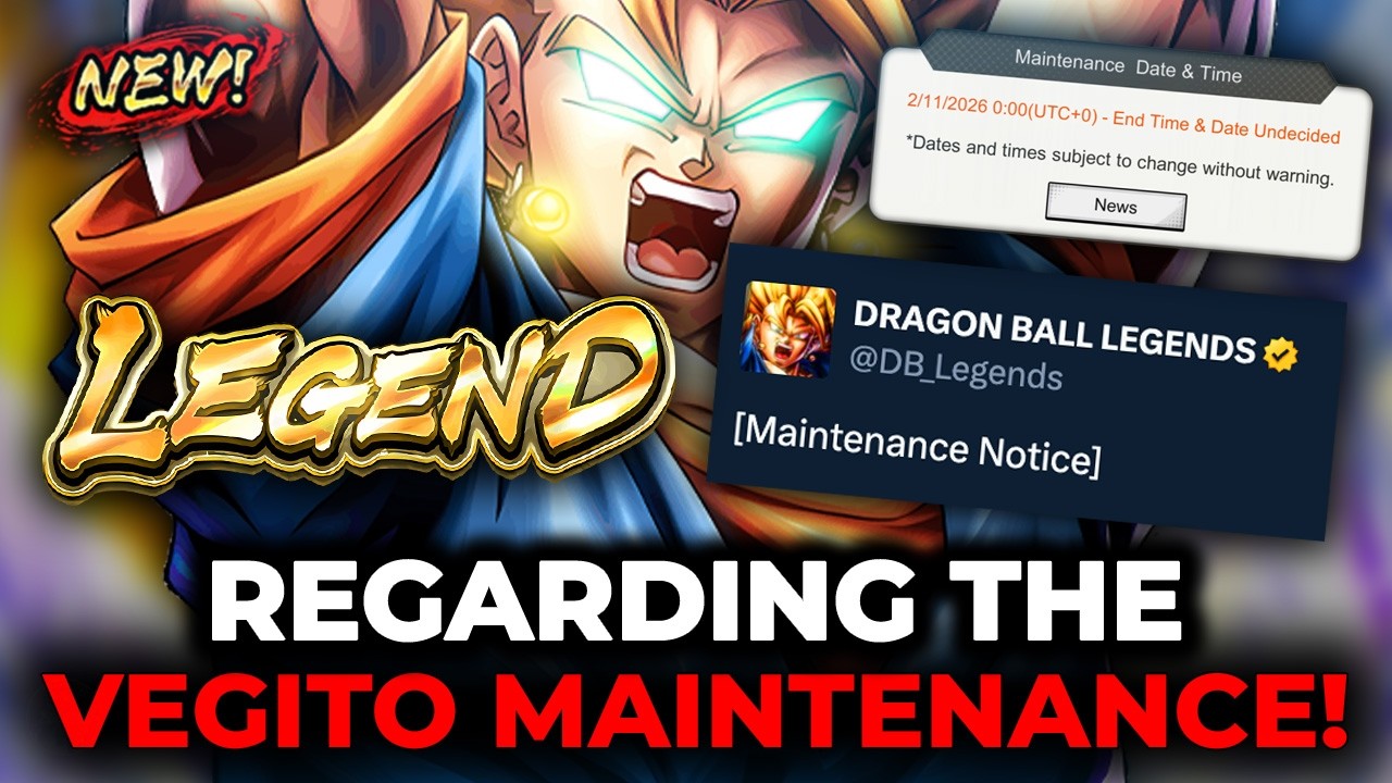 When Will It END?! LEGEND Rarity Super Vegito & EXTENDED Maintenance! (Dragon Ball Legends)