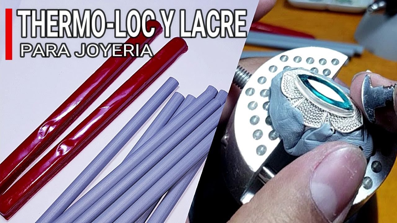 thermo loc y  lacre  curso de joyería básica parte 7 (  jewelry course part 7  )