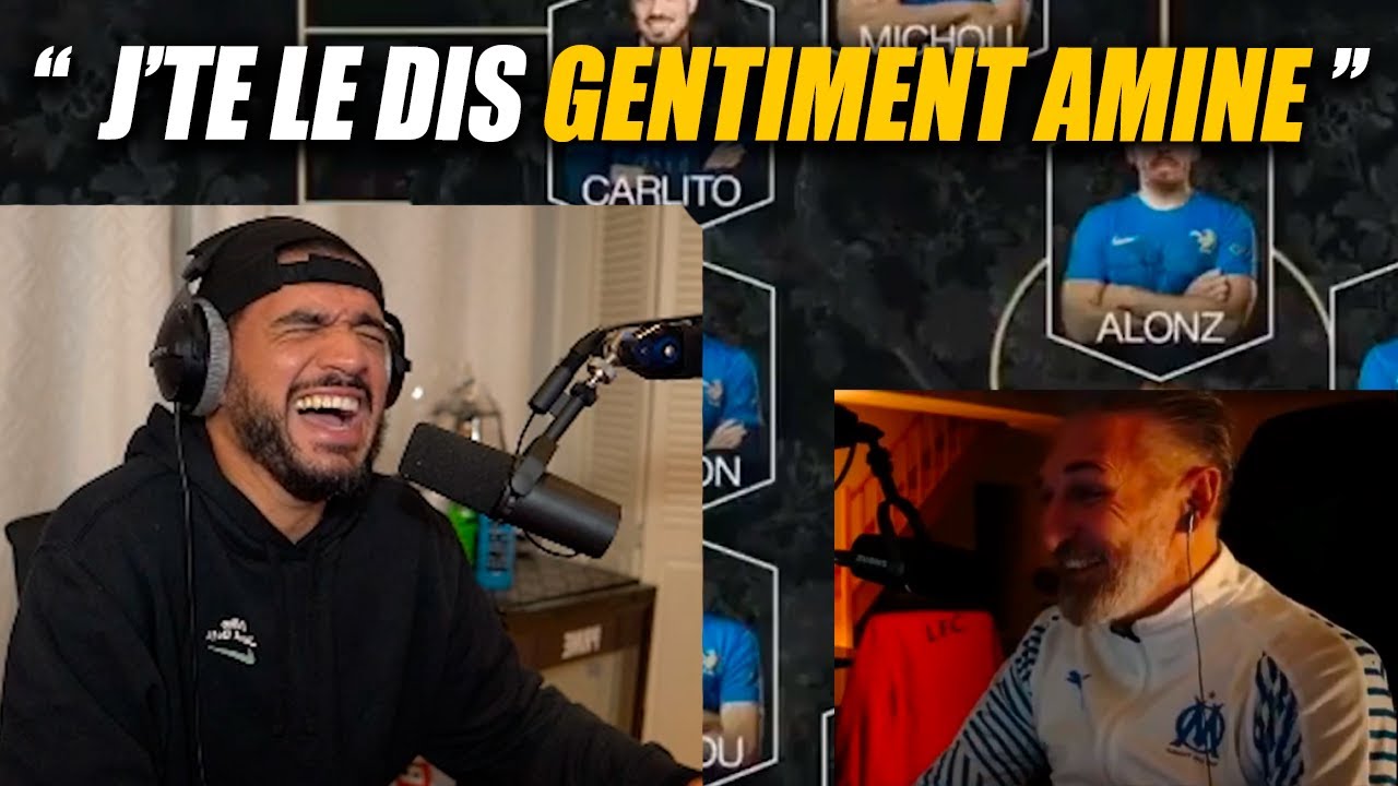 Amine réagit au clip HILARANT de RAVUUUUS sur le Match Retour 🤣