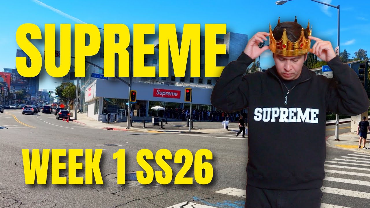 Supreme Week 1 SS26 In-Store Pick-Ups (Spider-man & Umbro Collab)