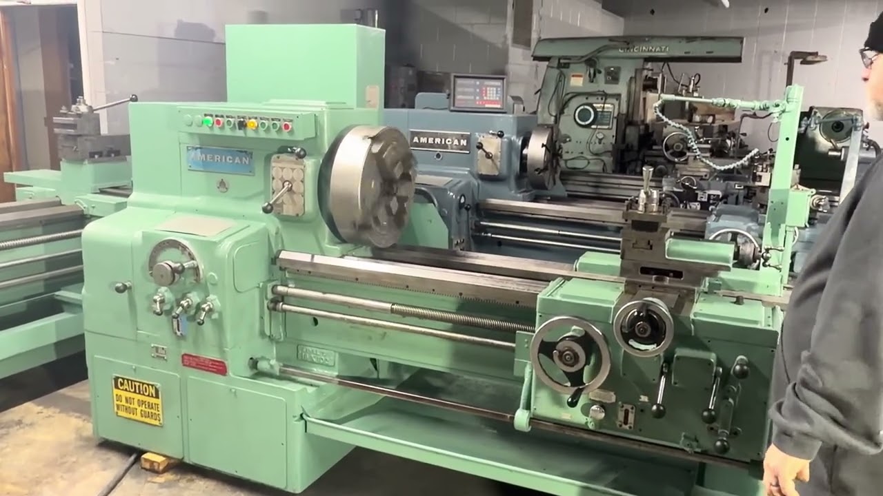American Lathe Style C 16”x102- Actual Swing 20”